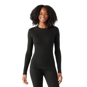 Smartwool Classic Thermal Merino Crew Base Layer Top - Women's Charcoal Heather